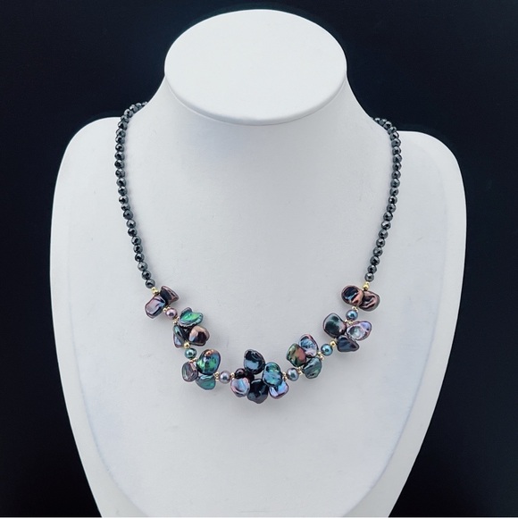 Jewelry - N151 Handmade Freshwater Baroque Pearl Necklace